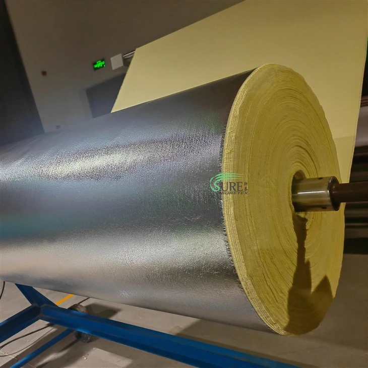 High Temperature Resistant Aramid Aluminium Foil Cloth factory